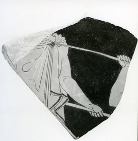 KRATER, CALYX, FRAGMENT (ATHENIAN, RED-FIGURE)