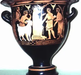 KRATER, BELL (ATHENIAN, RED-FIGURE)