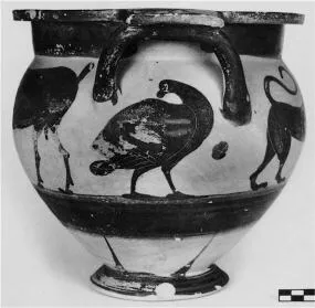 KRATER, COLUMN (ATHENIAN, BLACK-FIGURE)