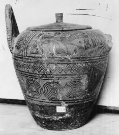 PYXIS (ATHENIAN GEOMETRIC, SILHOUETTE)