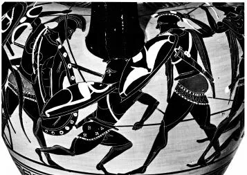 AMPHORA, NECK (ATHENIAN, BLACK-FIGURE)