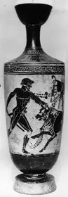 LEKYTHOS (ATHENIAN, BLACK-FIGURE)