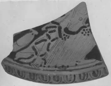 LEKANIS, FRAGMENT (ATHENIAN, RED-FIGURE)