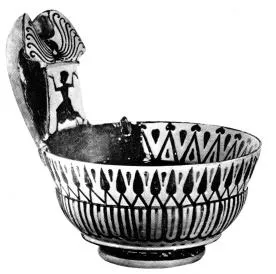 KYATHOS (ETRUSCAN, BLACK-FIGURE)