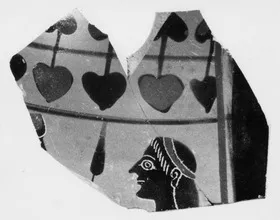 OLPE, FRAGMENT (ATHENIAN, BLACK-FIGURE)