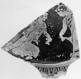 PYXIS, FRAGMENT (ATHENIAN, RED-FIGURE)