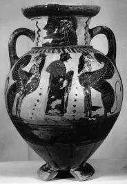 AMPHORA, NECK (ATHENIAN, BLACK-FIGURE)