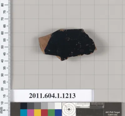 Terracotta fragment of a kylix (drinking cup)