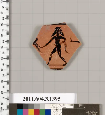 Terracotta fragment of a skyphos (deep drinking cup)