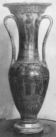 LOUTROPHOROS (ATHENIAN, BLACK-FIGURE)