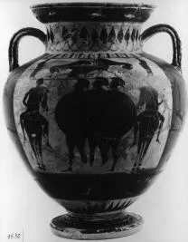 AMPHORA, NECK (ATHENIAN, BLACK-FIGURE)