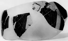 AMPHORA, BELLY, TYPE B, FRAGMENT (ATHENIAN, BLACK-FIGURE)