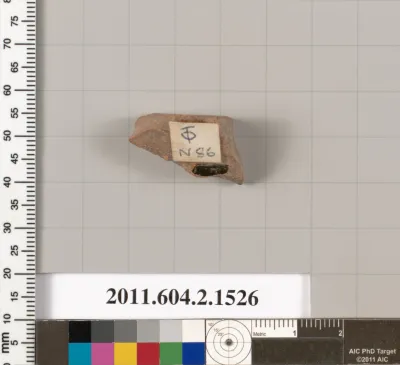 Terracotta fragment of a skyphos (deep drinking cup)