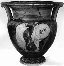 KRATER, COLUMN (ATHENIAN, RED-FIGURE)