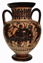 AMPHORA, NECK (ATHENIAN, BLACK-FIGURE)