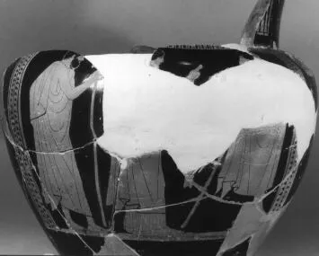 KRATER, COLUMN (ATHENIAN, RED-FIGURE)