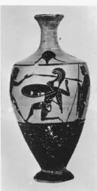 LEKYTHOS (ATHENIAN, BLACK-FIGURE)