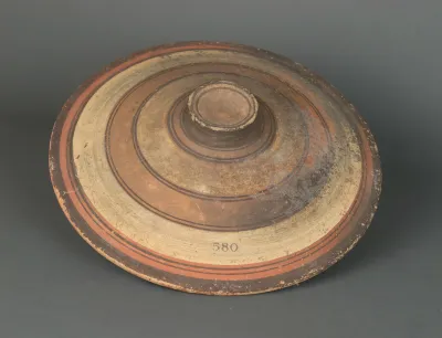 Lid of a bowl with knob