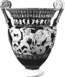 KRATER, VOLUTE (ATHENIAN, RED-FIGURE)