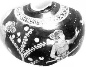 LEKYTHOS, SQUAT, FRAGMENT (ATHENIAN, RED-FIGURE)
