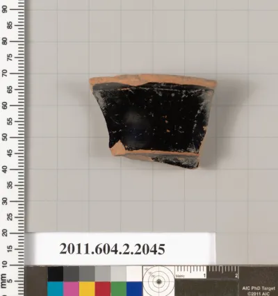 Terracotta fragment of a kalathos