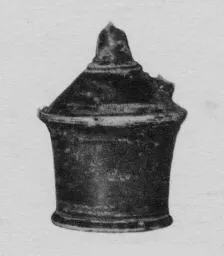 LEKYTHOS (ETRUSCAN, BLACK GLAZE)