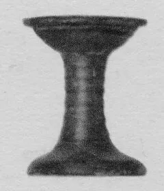 STAND (ETRUSCAN, BLACK GLAZE)
