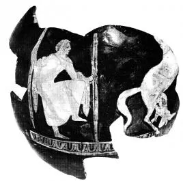 CHOUS, FRAGMENT (ATHENIAN, RED-FIGURE)