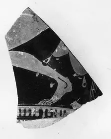 KANTHAROS, FRAGMENT (ATHENIAN, RED-FIGURE)
