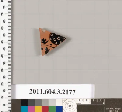 Terracotta fragment of a kylix (drinking cup)