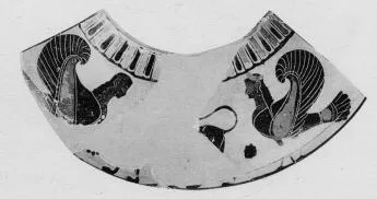 HYDRIA, FRAGMENTS (ATHENIAN, BLACK-FIGURE)
