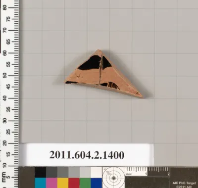 Terracotta fragment of a skyphos (deep drinking cup)