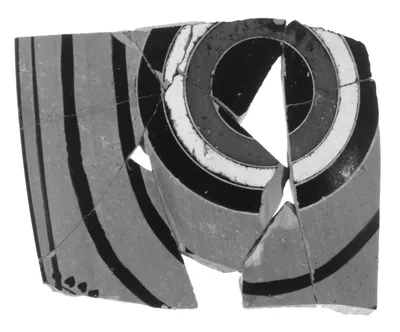 Attic Black-Figure Eye Cup Fragment