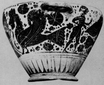 SKYPHOS (CORINTHIAN, BLACK-FIGURE)