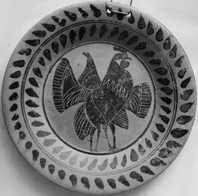 PLATE (ATHENIAN, BLACK-FIGURE)