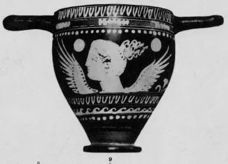 SKYPHOS (SOUTH ITALIAN, GNATHIAN, BLACK GLAZE)