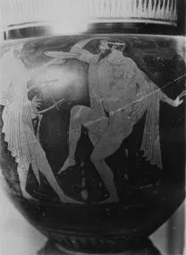 KRATER, COLUMN (ATHENIAN, RED-FIGURE)