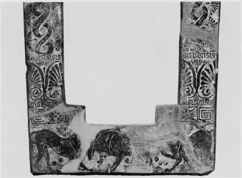 SARCOPHAGUS (EAST GREEK, CLAZOMENIAN, OUTLINE)