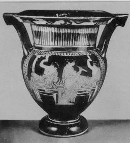 KRATER, COLUMN (ATHENIAN, RED-FIGURE)