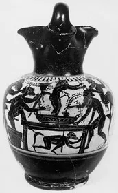 OINOCHOE (ATHENIAN, BLACK-FIGURE)