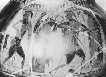 AMPHORA, BELLY, TYPE C (ATHENIAN, BLACK-FIGURE)