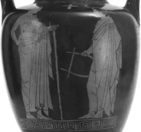 AMPHORA, NECK (ATHENIAN, RED-FIGURE)