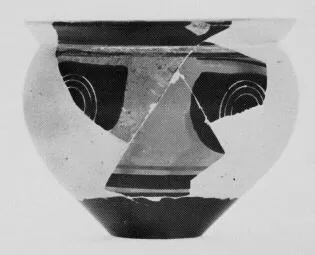 MASTOID, FRAGMENT (ATHENIAN, BLACK-FIGURE)