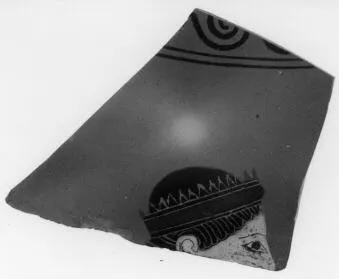 AMPHORA, NECK, FRAGMENT (ATHENIAN, BLACK-FIGURE)