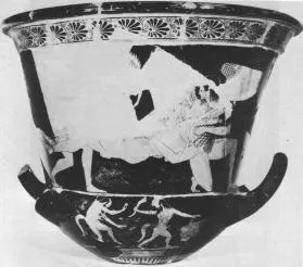 KRATER, CALYX (ATHENIAN, RED-FIGURE)