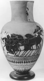 AMPHORA, NECK (ATHENIAN, BLACK-FIGURE)