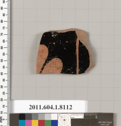 Terracotta fragment of a kylix (drinking cup)