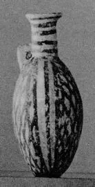 BOTTLE (CYPRIOT, BLACK PATTERN)