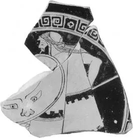 CUP, FRAGMENTS (ATHENIAN, RED-FIGURE)