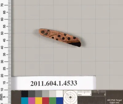 Terracotta fragment of a kylix (drinking cup)